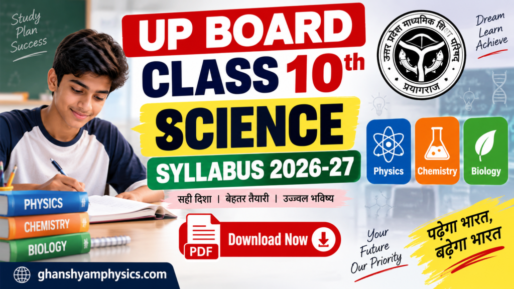 Class 10 Physics Syllabus 2026-27 