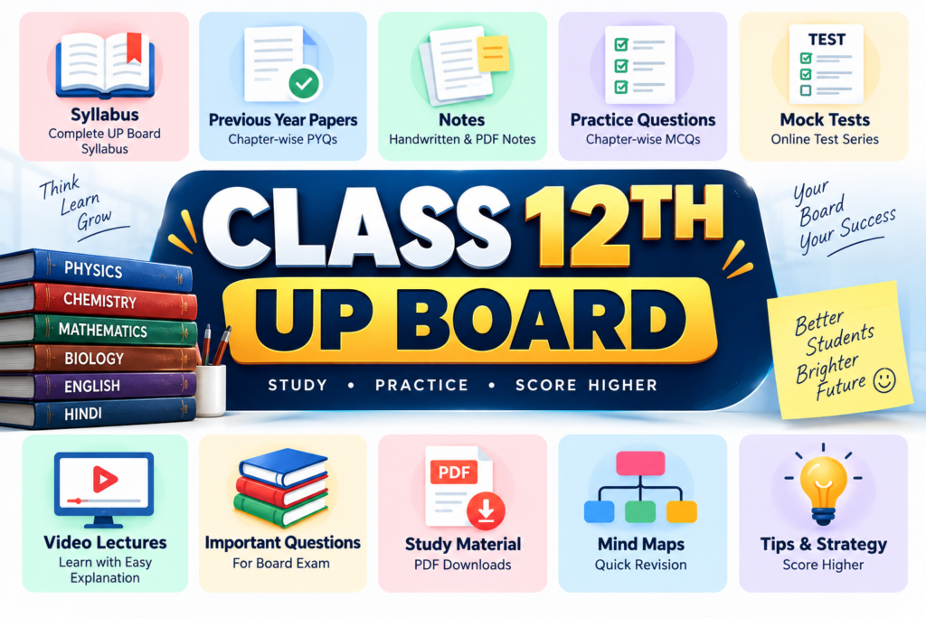 UP BOARD CLASS 12th